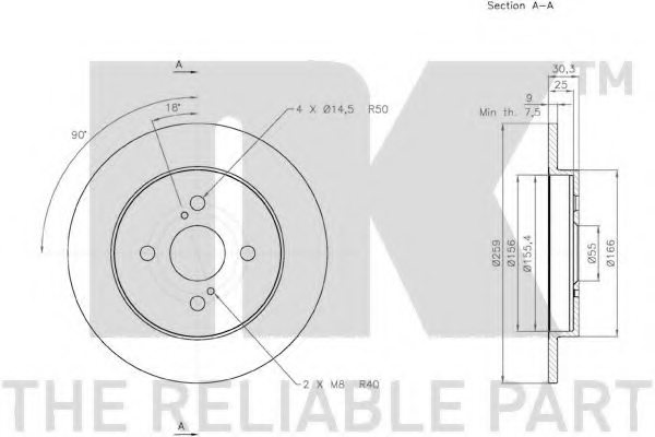 NK 3145109 Brake Disc